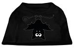 Batsy the Bat Screen Print Dog Shirt Black Lg