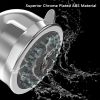 2-Spray Settings 2.92 in. Wall Mount Fixed Adjustable Shower Head in Chrome,,Non-EBAY certified warehouse