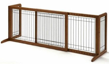 Large Bay Isle Freestanding Pet Gate - Tall