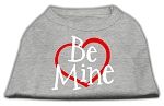 Be Mine Screen Print Shirt Grey XL