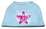 Scribble Happy Holidays Screenprint Shirts Baby Blue XL