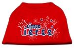 Little Firecracker Screen Print Shirts Red S