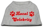 Local Celebrity Screen Print Shirts Grey Sm