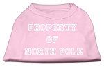 Property of North Pole Screen Print Shirts Pink S