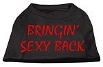 Bringin' Sexy Back Screen Print Shirts Black Med