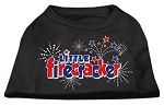 Little Firecracker Screen Print Shirts Black L