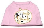 Too Cute to Spook Screen Print Dog Shirt Light Pink XXXL